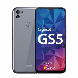 Gigaset GS5 Smartphone - Made in Germany - 48MP Kamerasystem, ausdauernder 4500mAh Wechsel-Akku, gehärtete Glasrückseite, kabelloses Laden, 4GB RAM + 128GB Speicher, Android 13 fähig, Light Purple